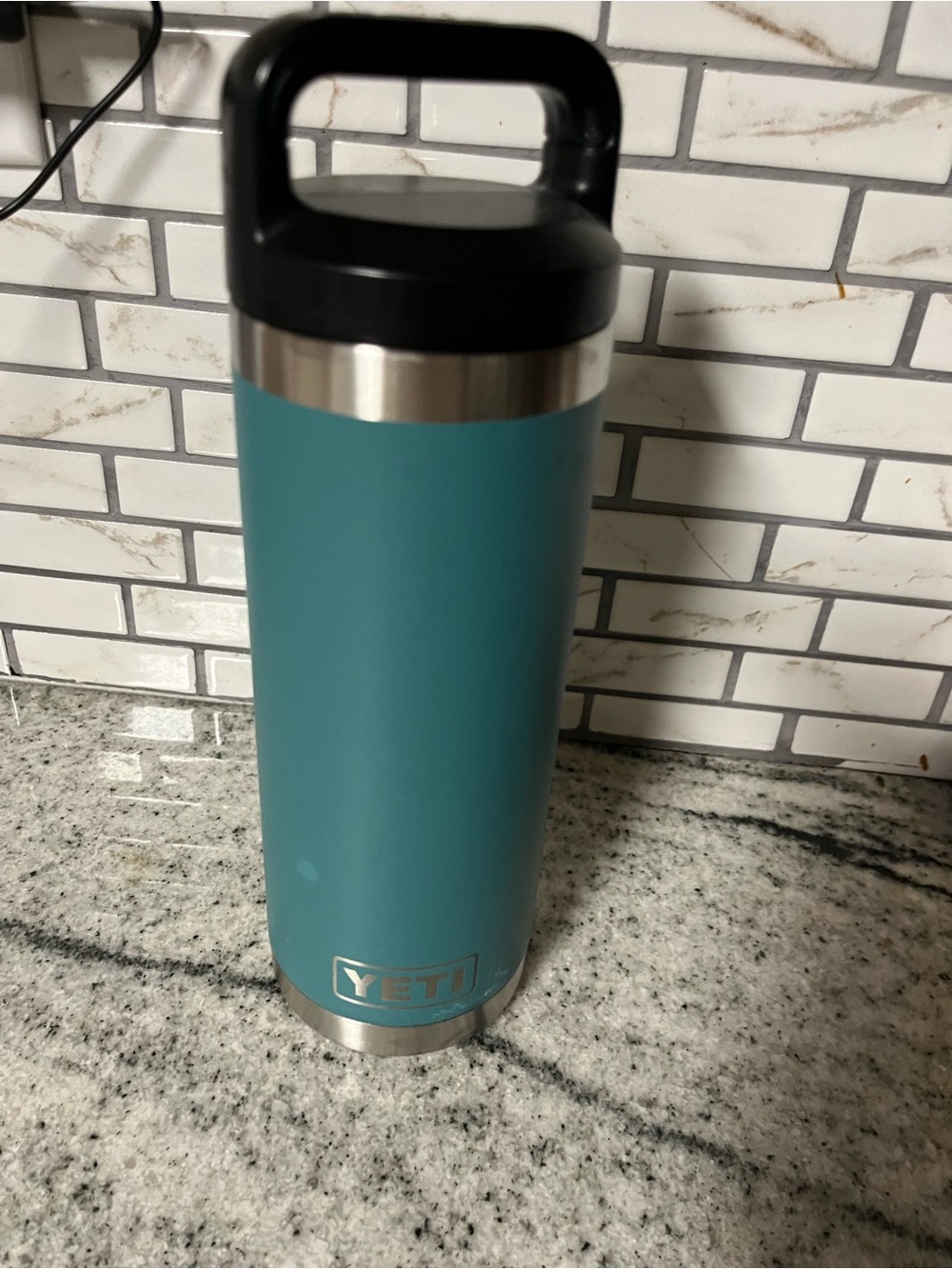 River green Yeti 18oz rambler rare color discontinued
